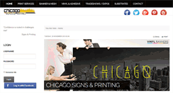 Desktop Screenshot of chicagobannerprinting.com