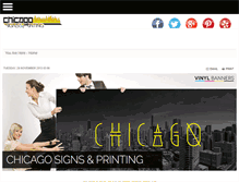 Tablet Screenshot of chicagobannerprinting.com